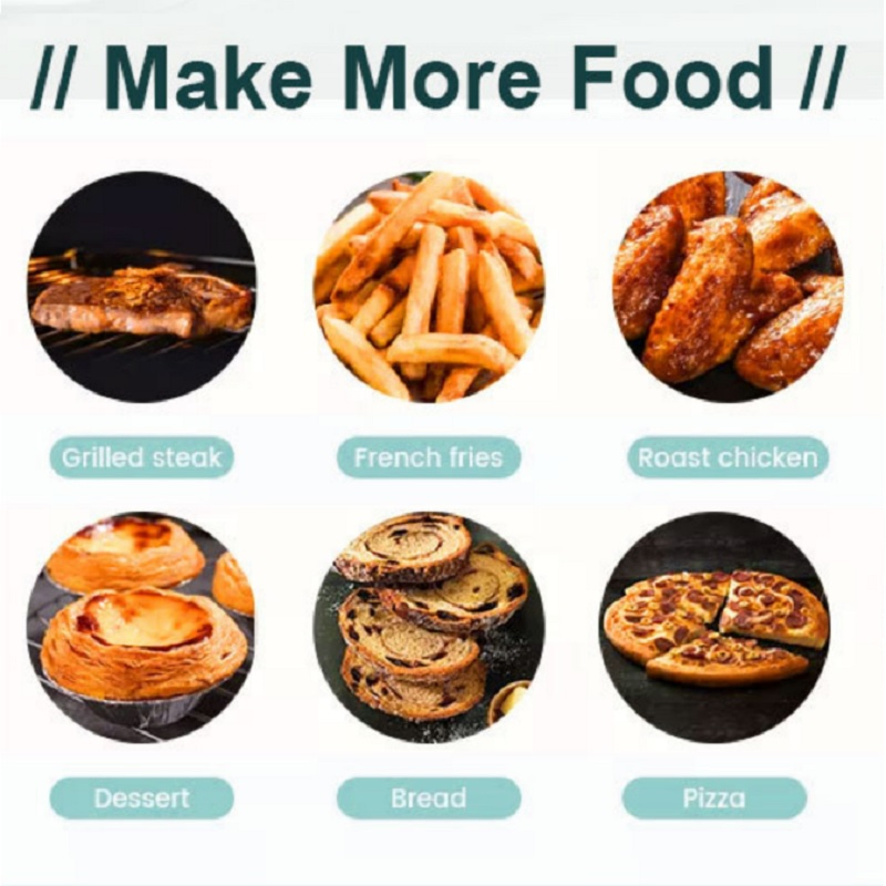 Home Multifunctional Mini Electric 3L Air Fryer Oven Healthy Oil Free