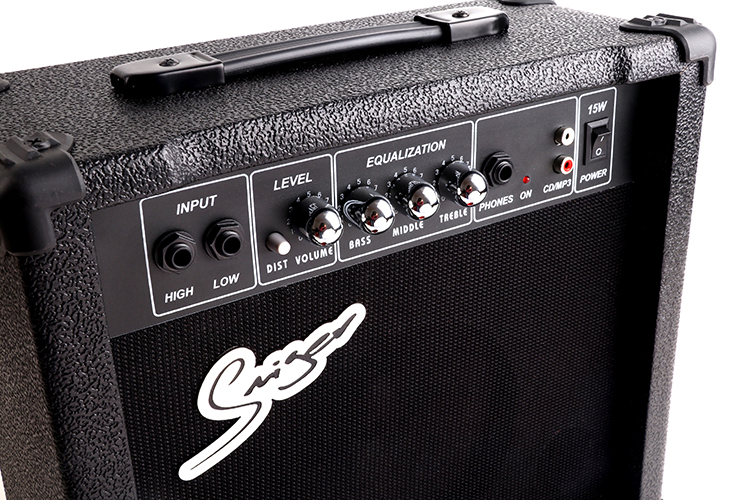 Wholesale Smiger Brand CE AMP Supplier Portable 15 Watt Electric Guitar Amplifier