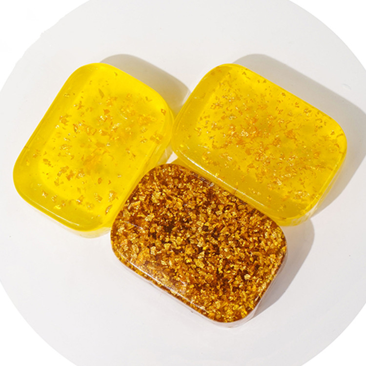 OEM ODM Natural Plant Oil Moisturizing and Whitening Handmade 24K Gold Organic Soap