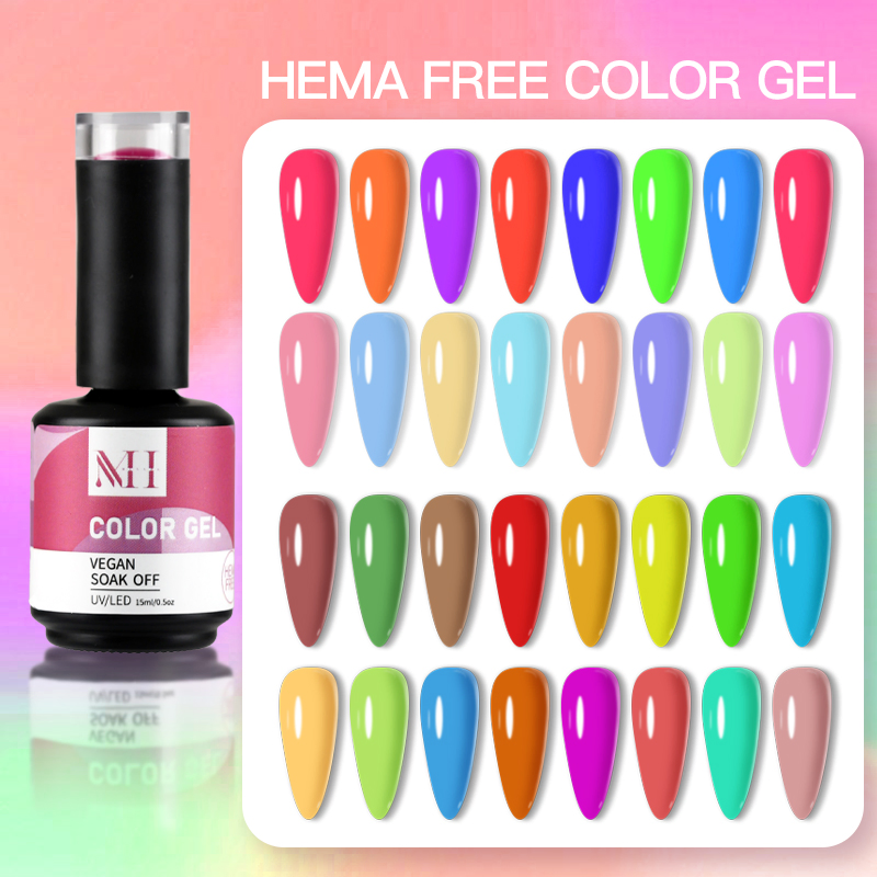 Factory Wholesale Salon Brand High Quality Cherry Pink Milky Nude UV Gel Nail Polish