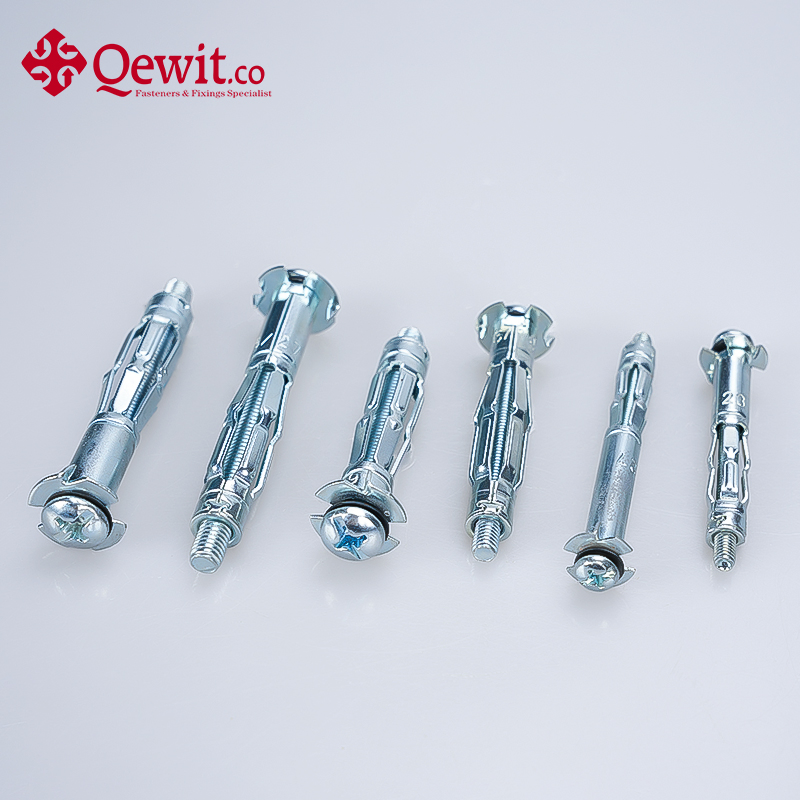 Анкер для полых стен с самолётным раскрытием