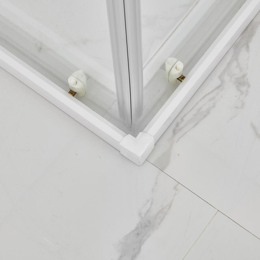 Shower Enclosure 4mm Tempered Glass Door with Frame Design Manufacturer