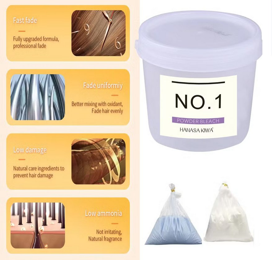 Factory Price 9+ Hair Organic Blue Ammonia Free Hair Bleaching Powder