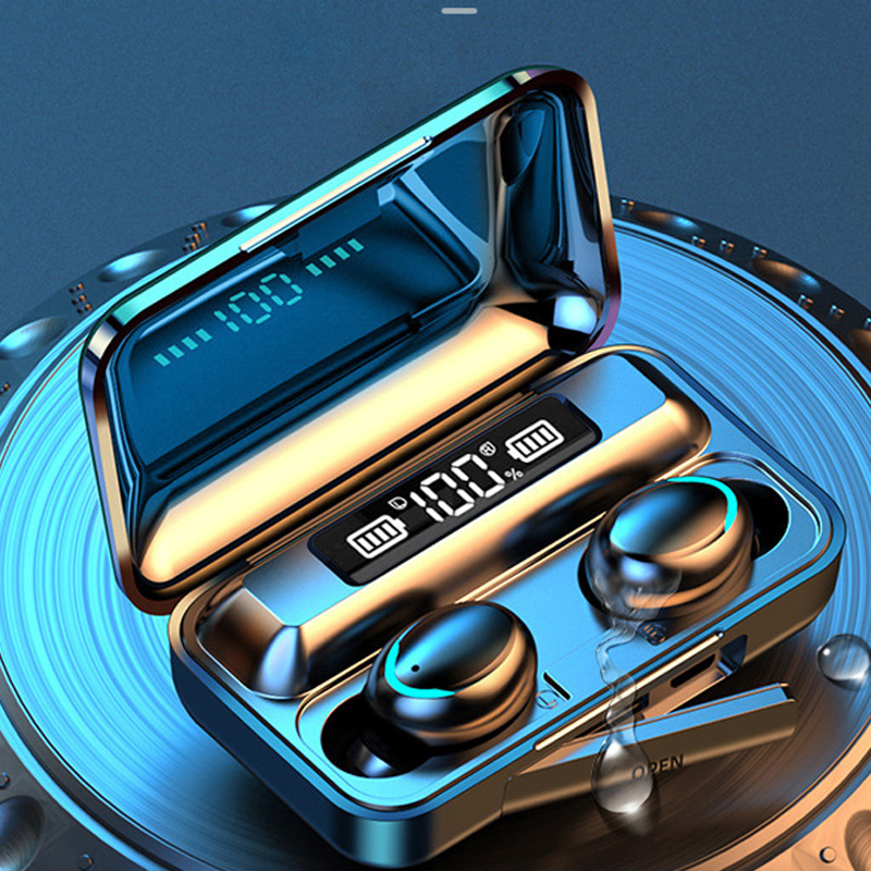 F9-5 Stereo Wireless Gaming Headset with High Quality LED Display Tws Earphone