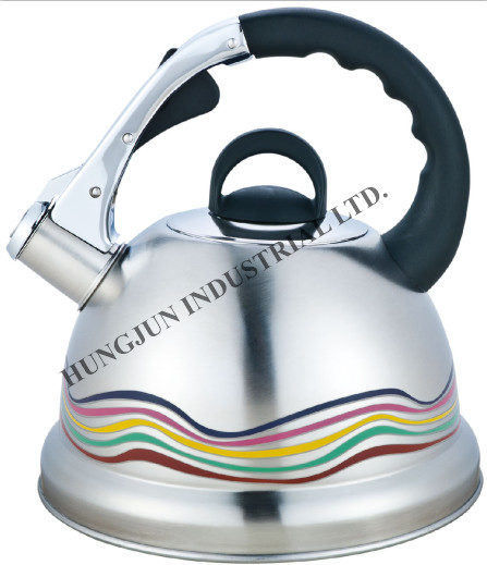 Popular Stainless Steel Whistling Kettle and Water Pot