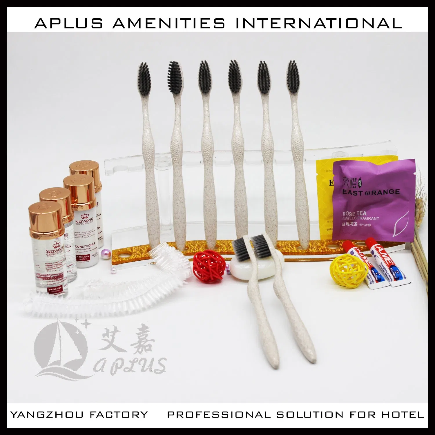Luxury Hotel Disposable Toothbrush with Toothpaste 05