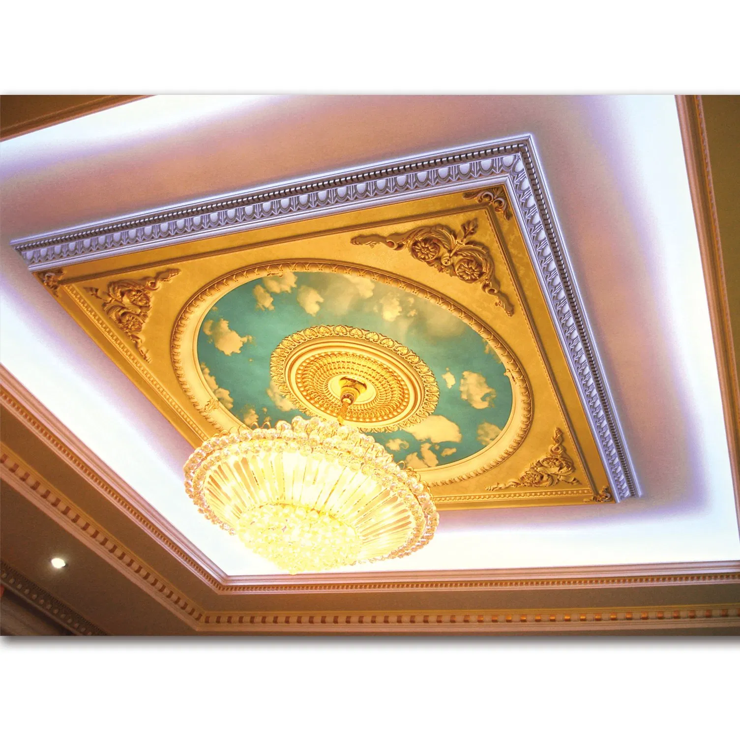 Banruo Decorative Luxurious Polystyrene Ceiling Medallions for Ceiling Decor