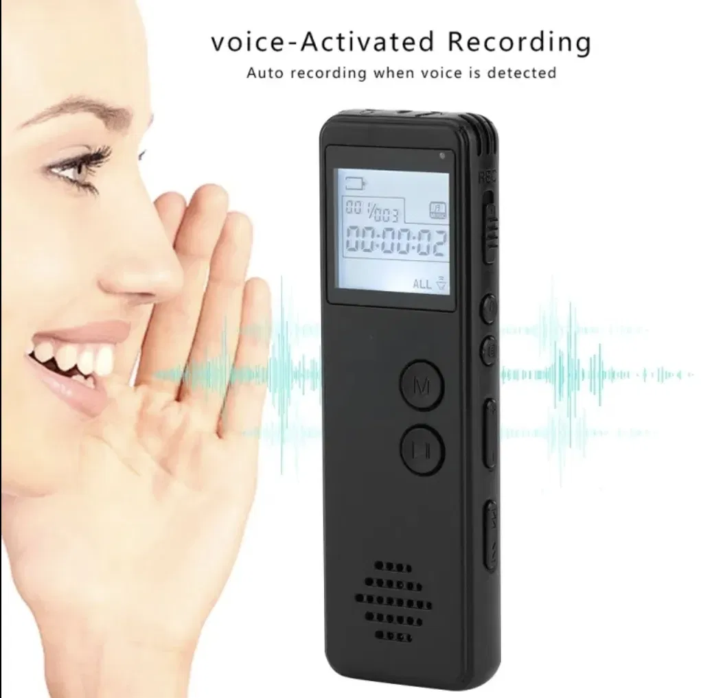 Диктофон MP3 T65 с защитой файлов, 8 ГБ