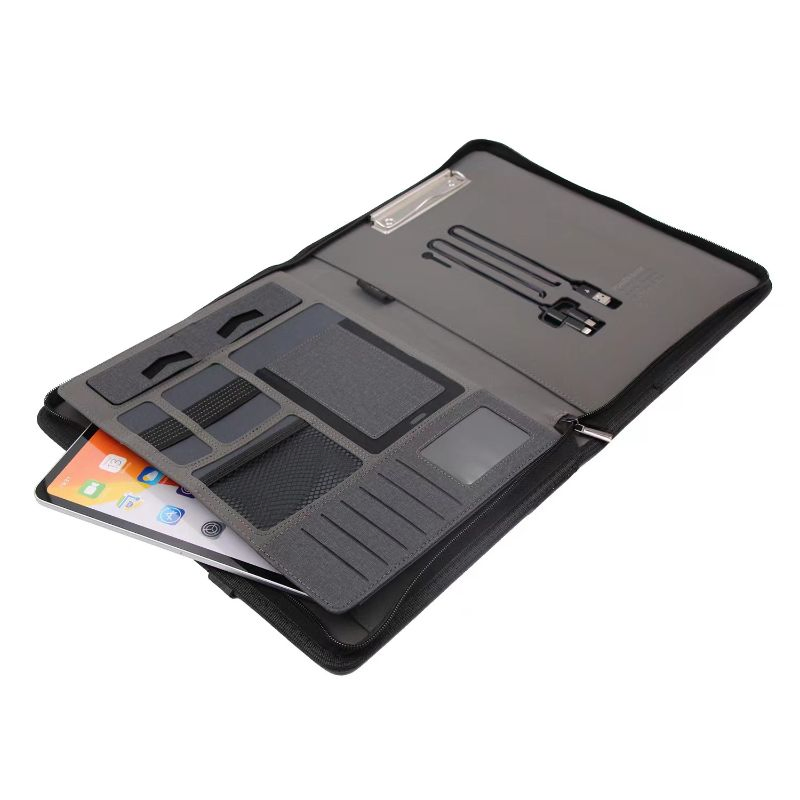 Multi-Function Briefcase for Wireless Charging and Document Storage