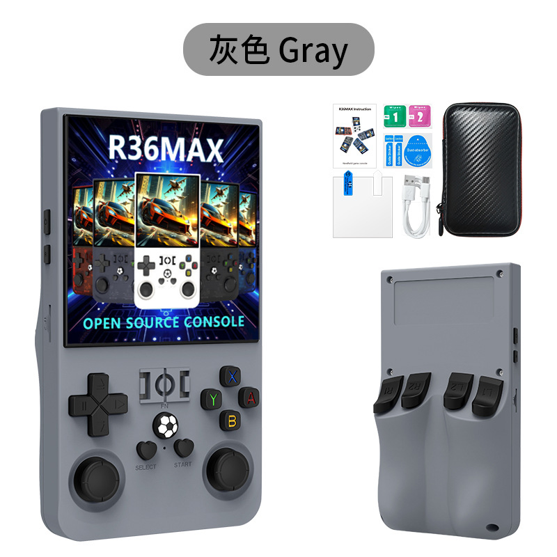 Портативная игровая консоль R36max с 15000 игр, 4 дюйма