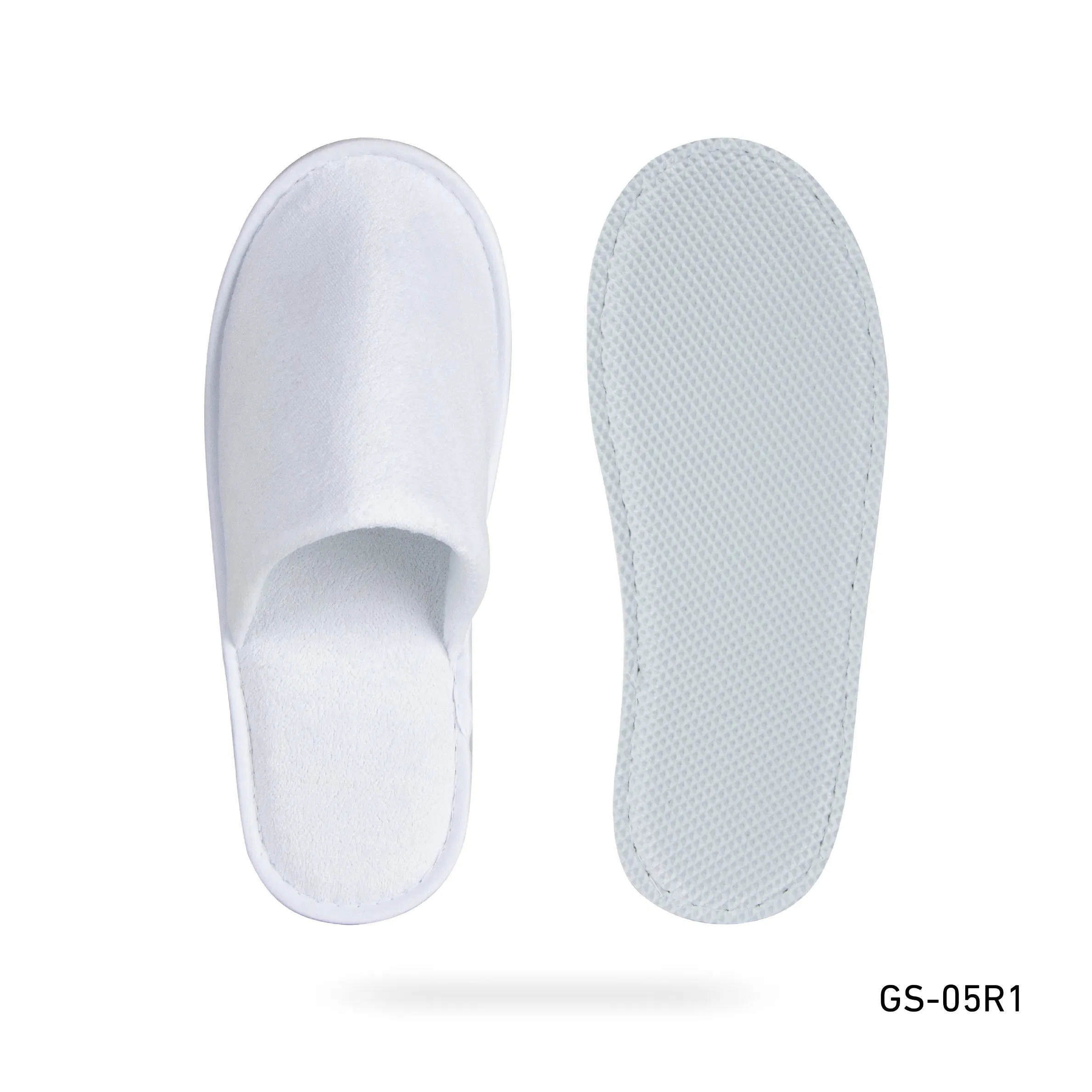 Luxury Velvet Disposable Slippers for High-End Hotel and SPA Guests
