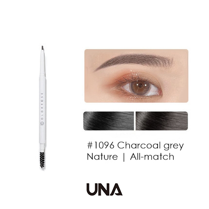 OEM ODM Cosmetics Private Label Vegan Eye Brow Pen Brush 2 in 1 Waterproof 1.5mm Fine Makeup Eyebrow Pencil