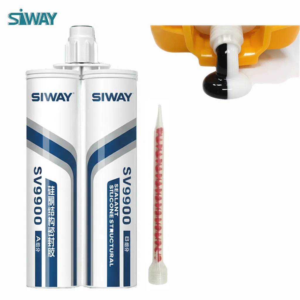 Siway Factory Alkoxy RTV Silicone Fast Curing 9900 Neutral Structural Silicone Sealant for Igu