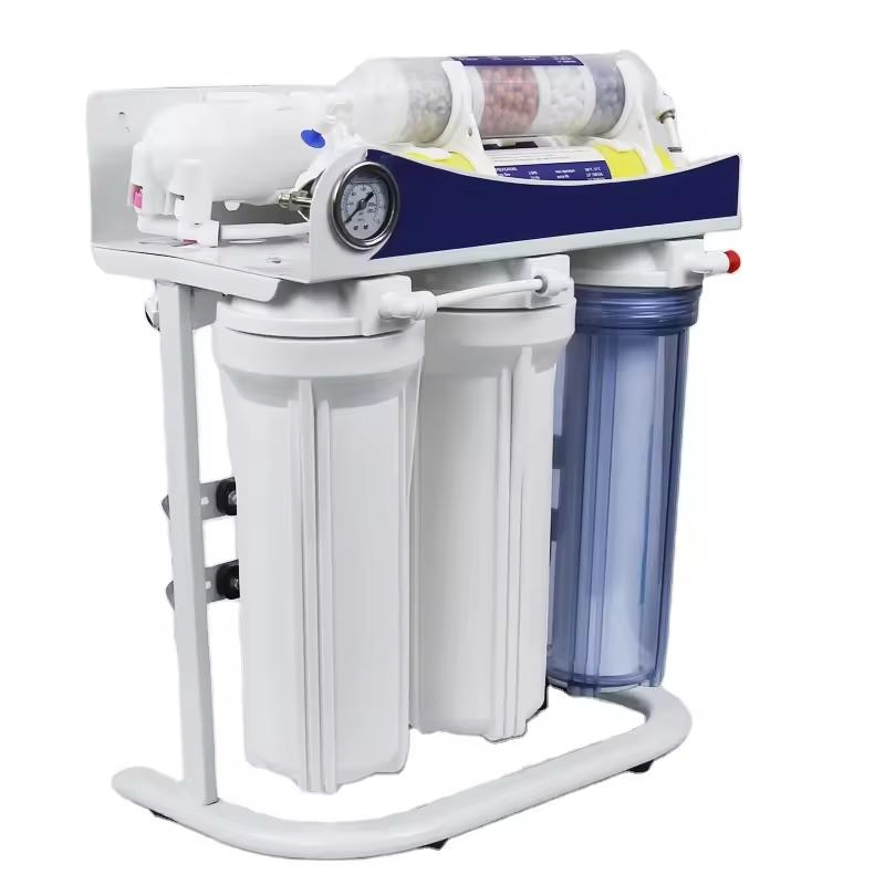 Under Sink 7-Stage RO System Water Filter Purifier with Stand and Gauge