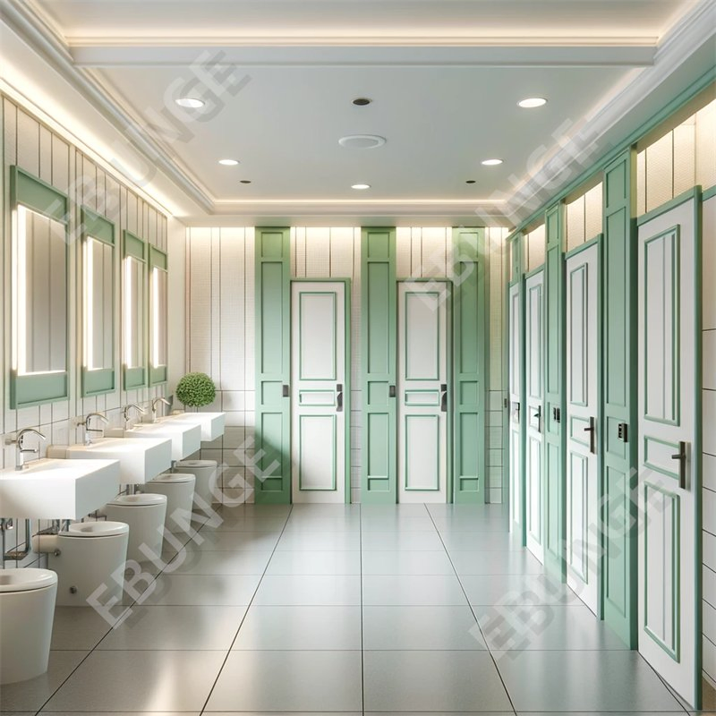Commercial New Design Graffiti Resistant Phenolic Shower Bathroom Toilet Partitions Systems