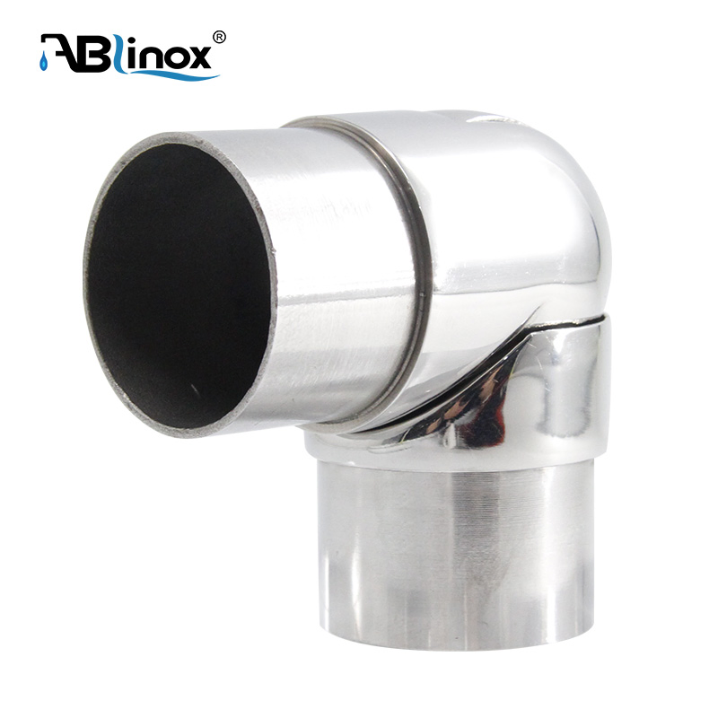 Lost Wax Cast Stainless Steel Stair Railing Accessories Pipe Fittings Connector