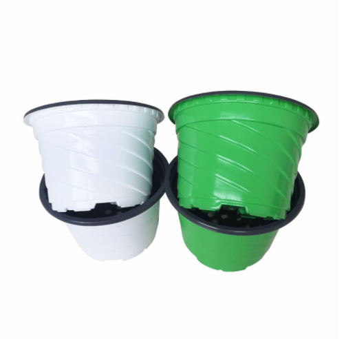 Горшок цветочный пластиковый для дома и сада