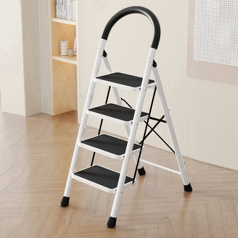 Cheap Price D Shape Lightweight Aluminum Household Ladder Aluminum Ladder Folding Step Ladders