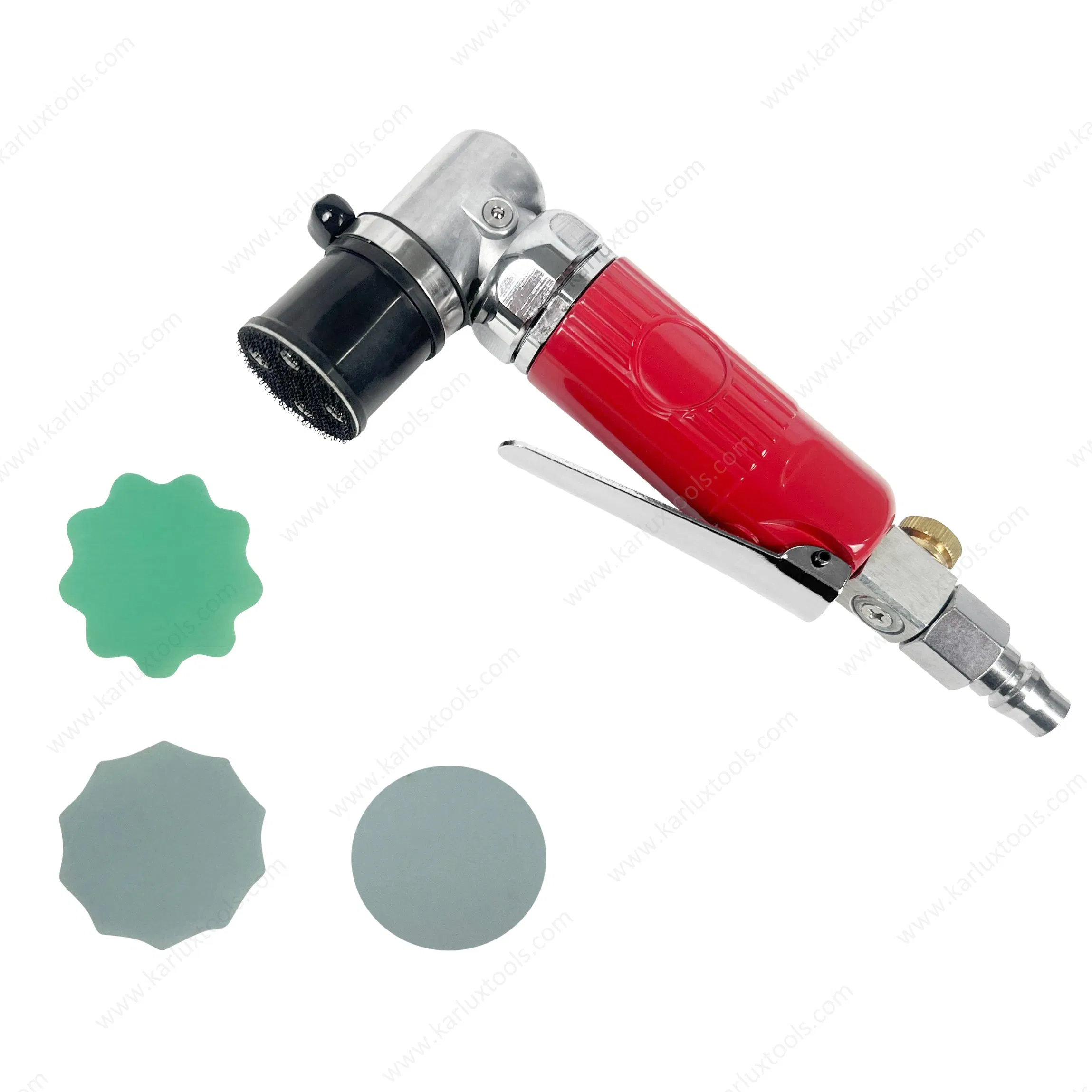 Шлифовальные диски 38мм Decagon Green Wave, зерно P80-3000