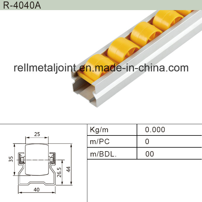 Aluminum Roller Track for Pipe Racking System (R-4040A)