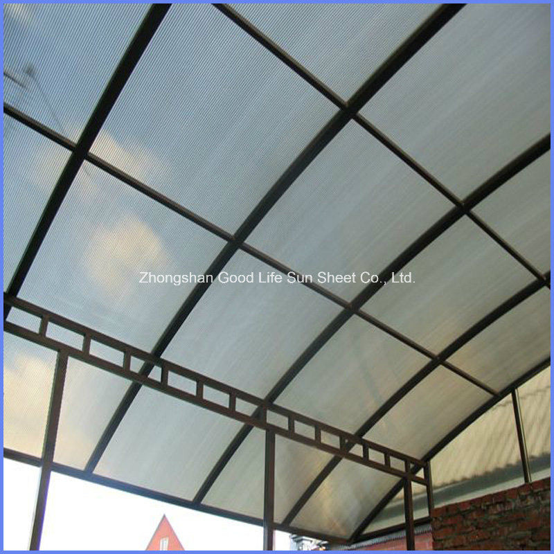 10-Year Warranty UV Resistant 8mm Triple Wall Polycarbonate Hollow Sheet