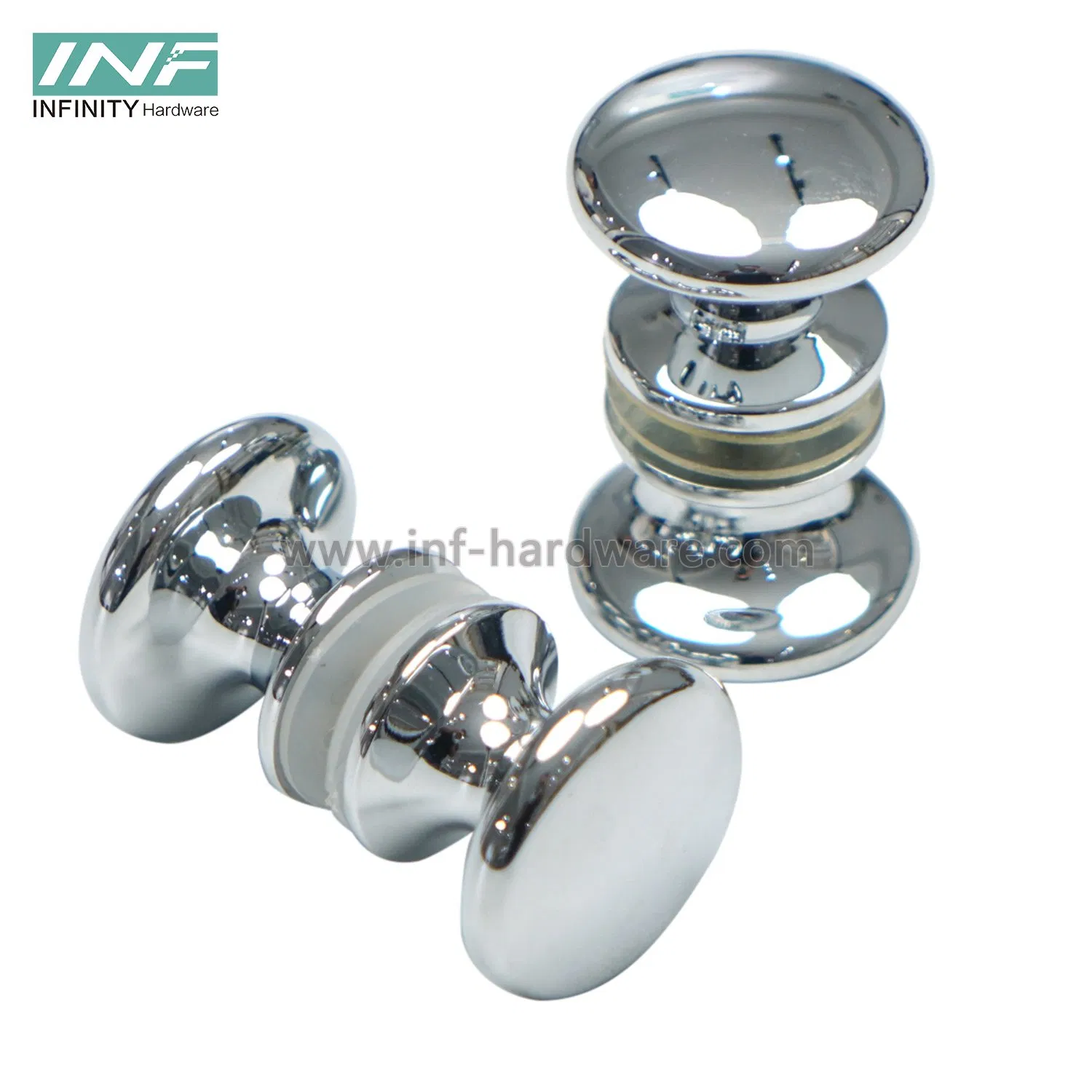 Brass Hardware Sliding Door Handle Glass Fitting Glass Door Knob Bathroom Accessories