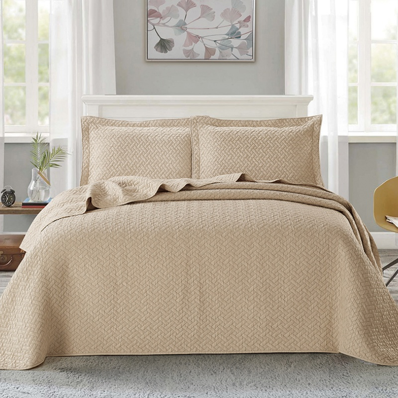 3PCS Velvet Quilt