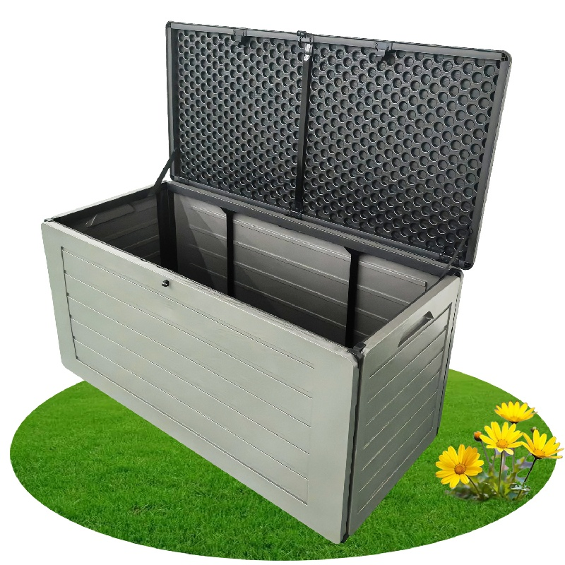 Modern Design Garden Outdoor Storage Box with Lid for Home Use