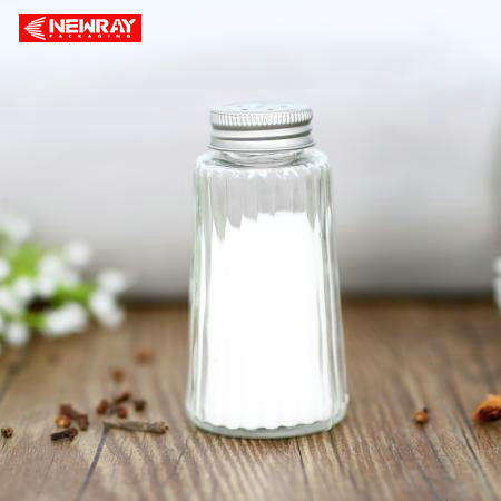 80ml Cone Shape Small Spice Jars Glass