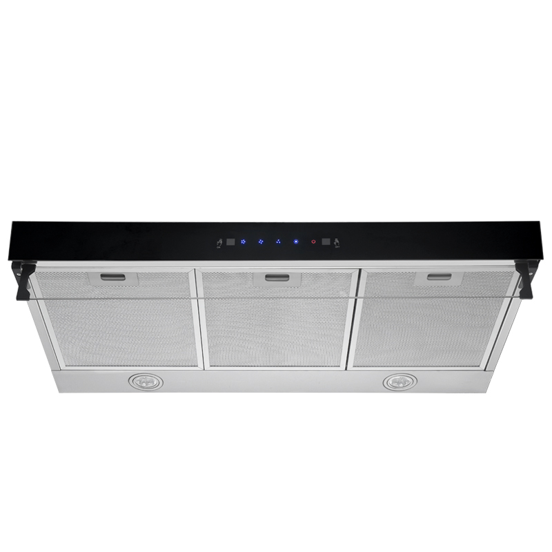 Under Cabinet Copper Motor Kitchen Air Exhaust Slim Range Hood