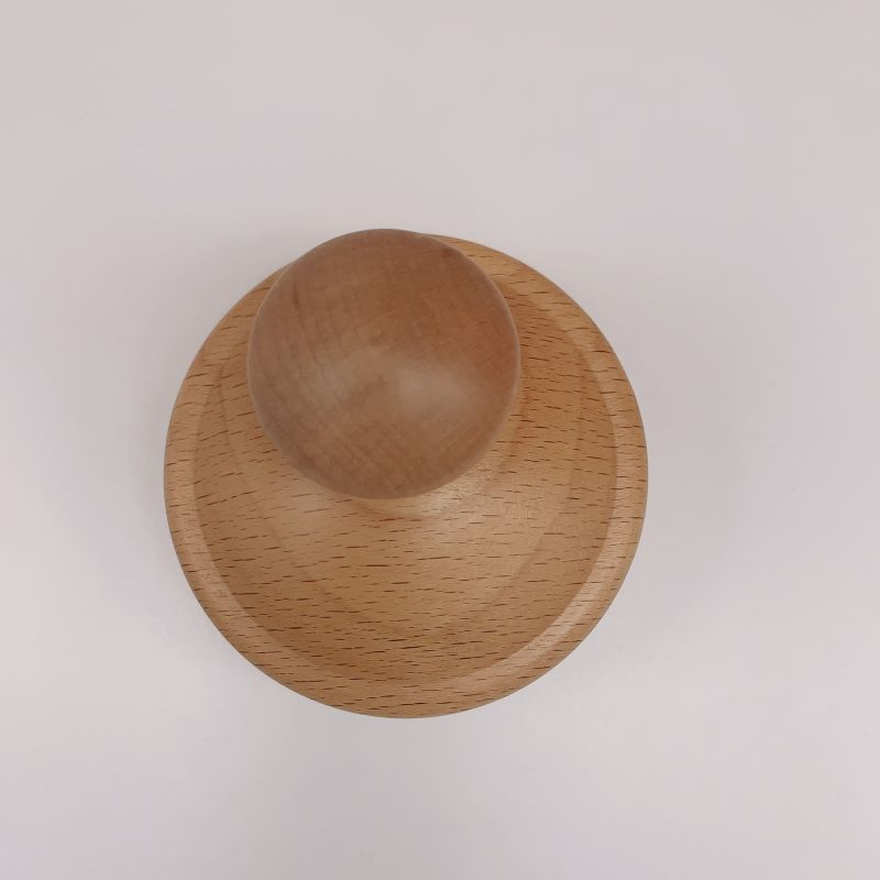 Silicone Head Silica Gel Bath Brush Hair Massage Hair Brush Cleaning Wash Massaging Shampoo Round Wooden Wood Brush