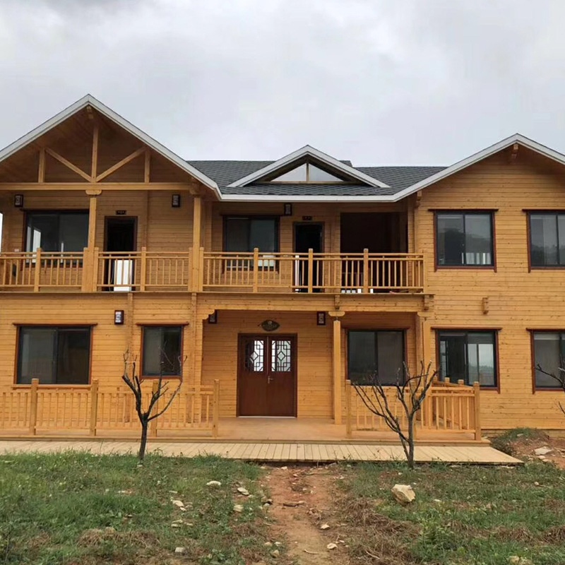 Outdoor Antiseptic Wood Villa Garden Landscape Leisure Resort Farmhouse Cabin