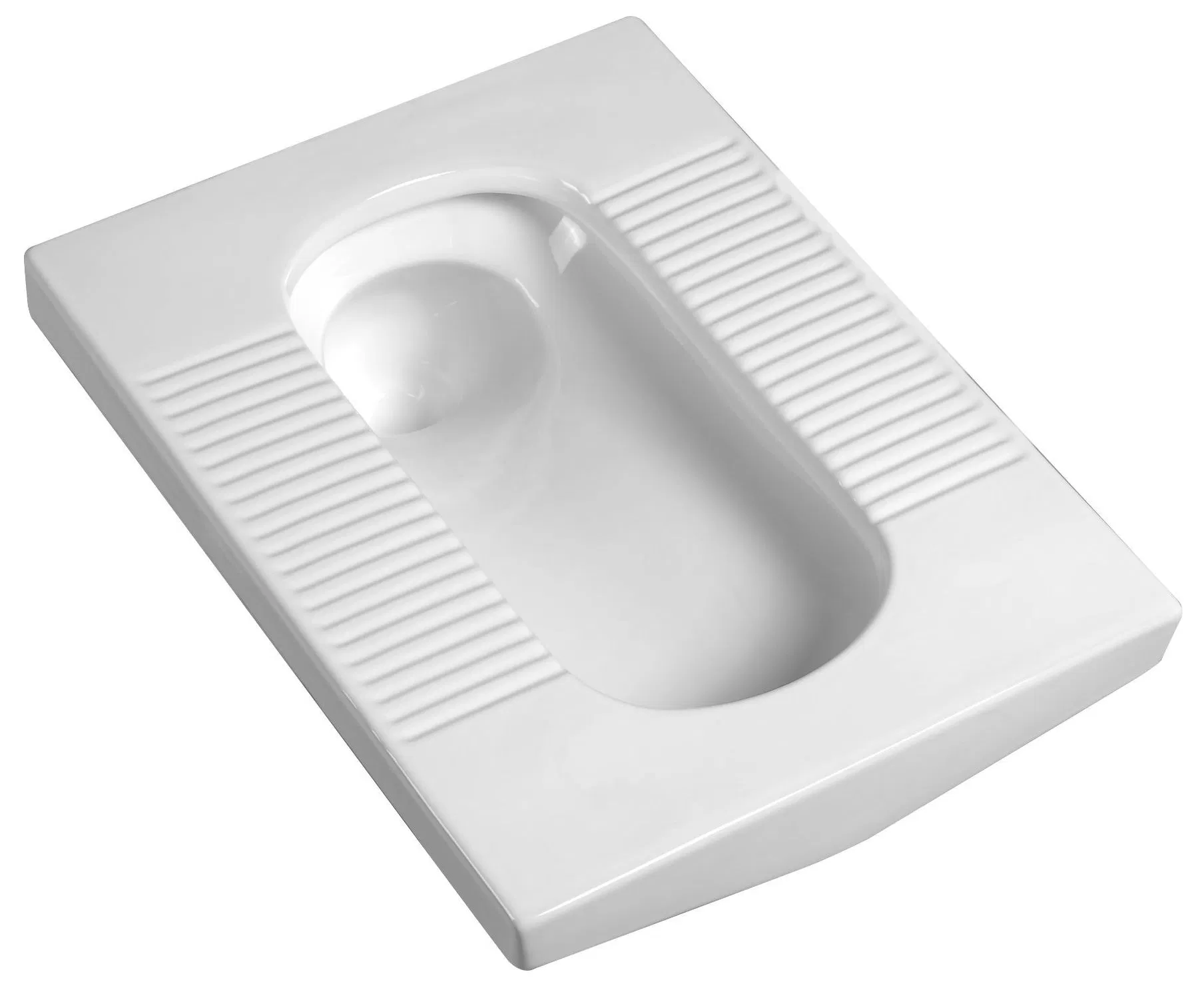 Modern Rectangular Squatting Pan Bathroom Sanitarios Plate Squat Toilet Pan