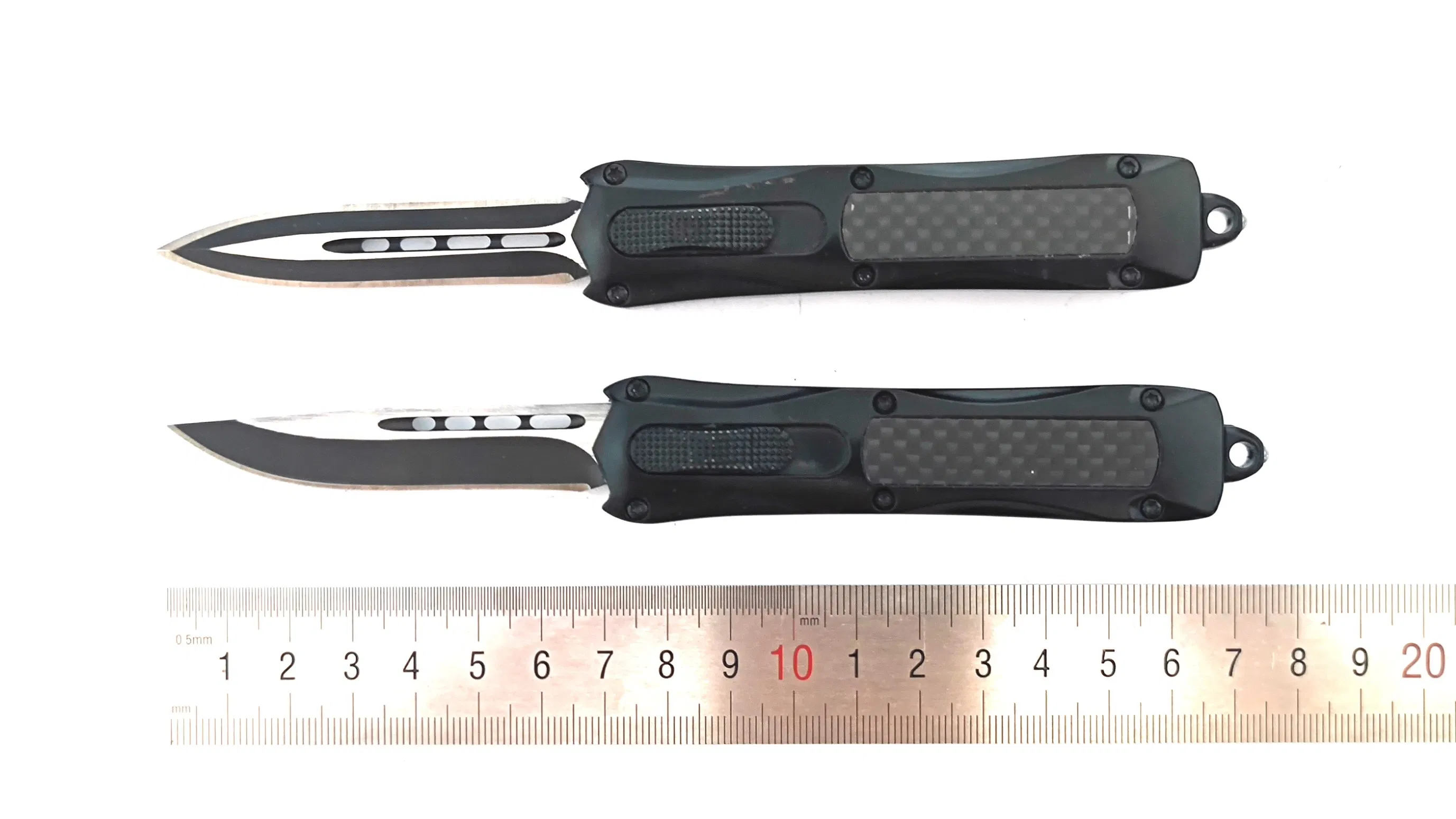 Sliding Knife Double Action Auto-Otf Hunting Automatic Knife Switchblade Camping Knife Telescoping Knife