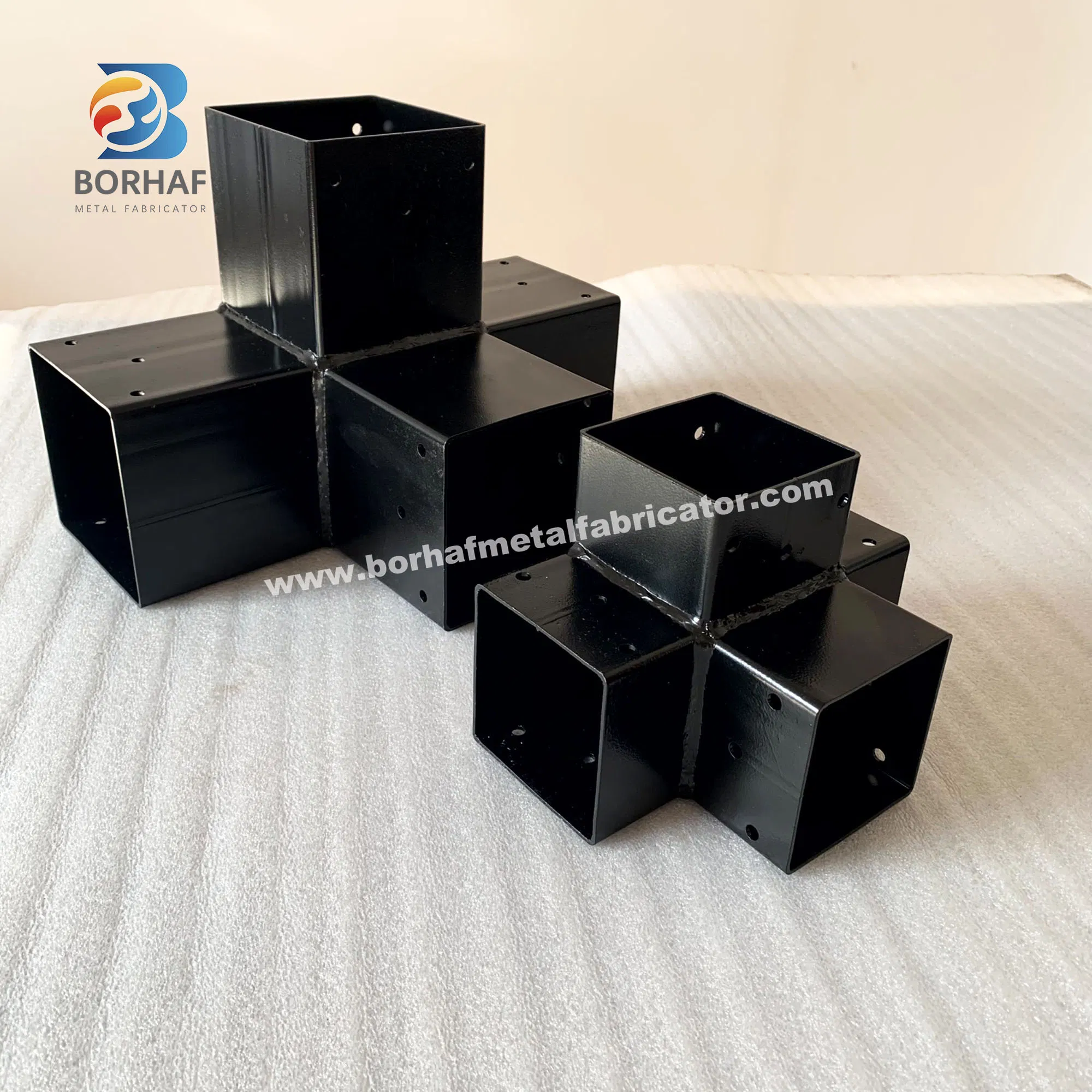 Multi-Arm Wood Post Brackets for Outdoor Furniture - Heavy Duty