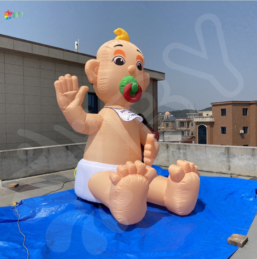 Outdoor Decoration Strong Inflatable Holland Baby Cartoon Balloon for Birthday Party