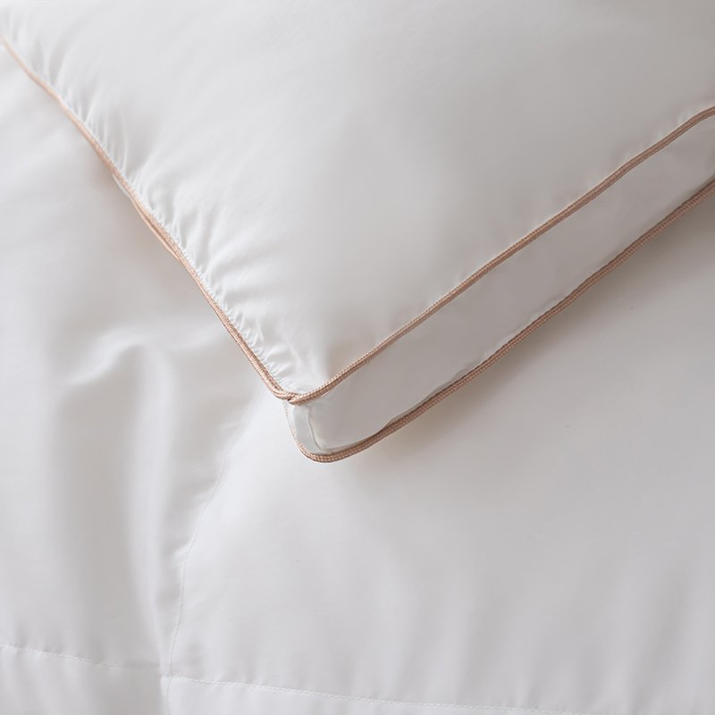 Puffy White Goose Feather Comforter Queen Size Duvet Insert Feather Filled