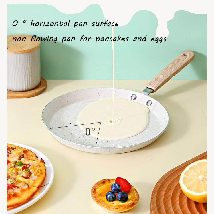 Hot Sale Classic Design Aluminum Round Fry Pan Non-Stick Egg Cooking Cookware Induction Compatible for Kitchen Use