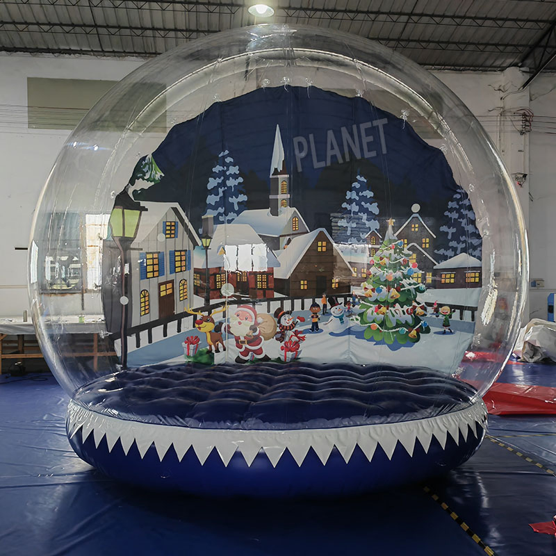 Outdoor Giant Inflatable Christmas Snow Globe