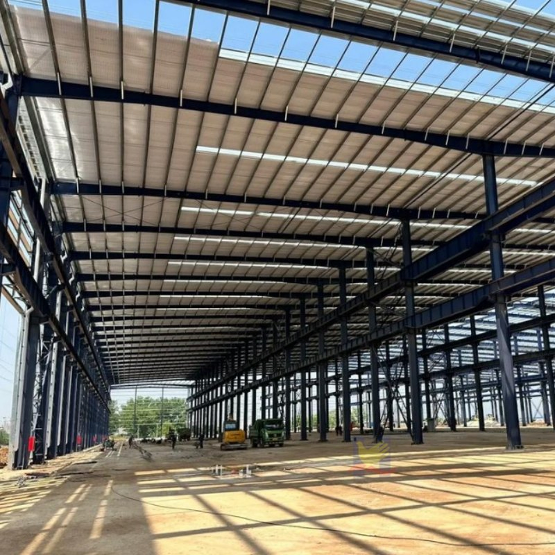 Prefabricated Q235/Q355 Steel Frame Galvanized Large Span Steel Structure Workshop