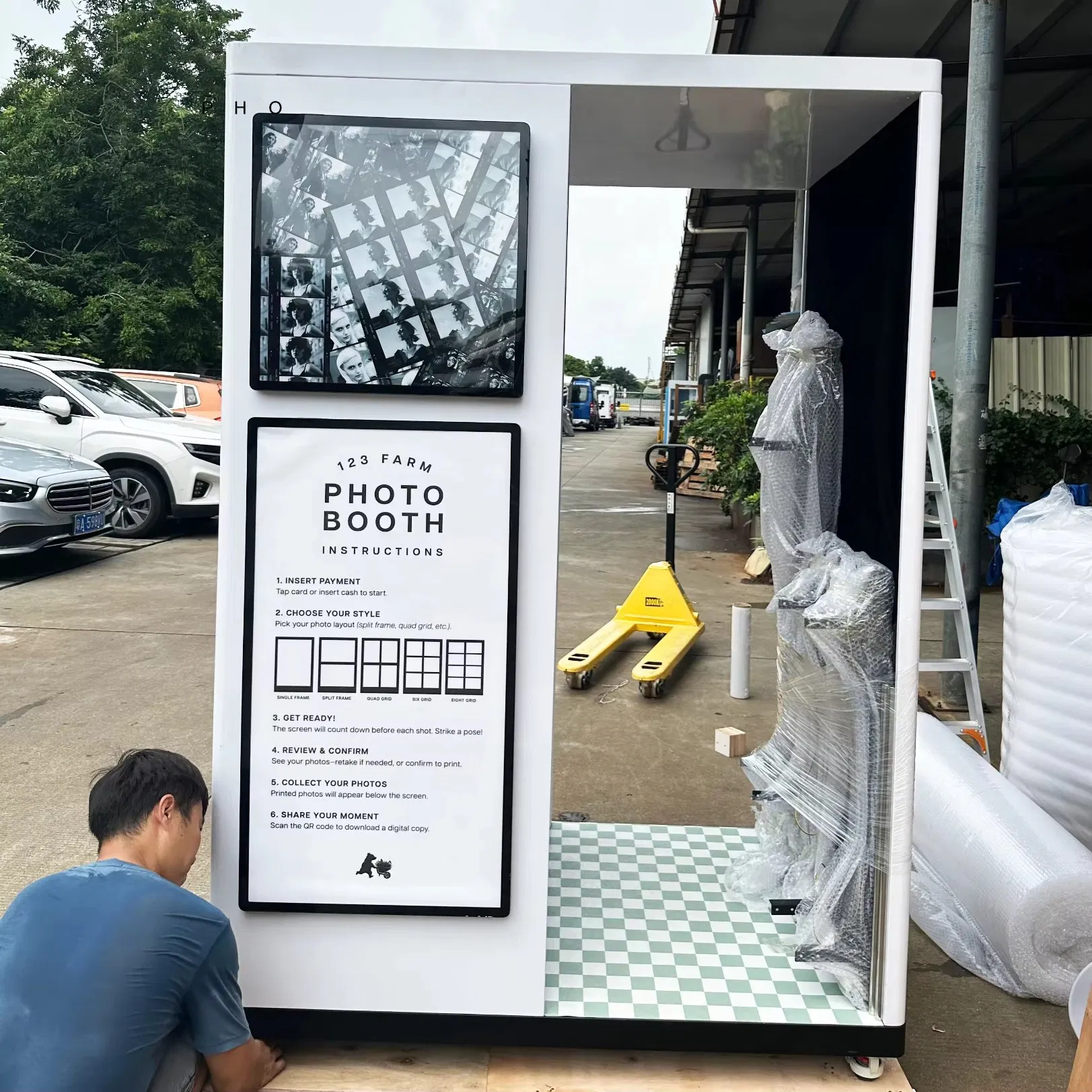 All-in-One Digital DSLR Selfie Photobooth Photo Booth Vending Machine