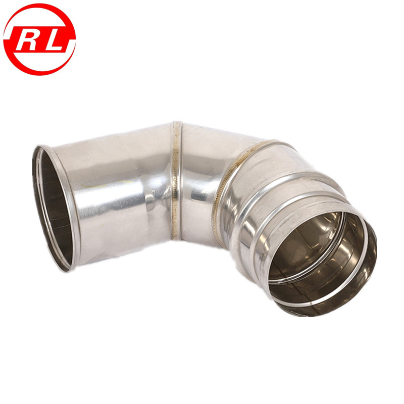 Single Wall Stainless Steel Stove Chimney Flue Pipes for Wood Pellet Stoves