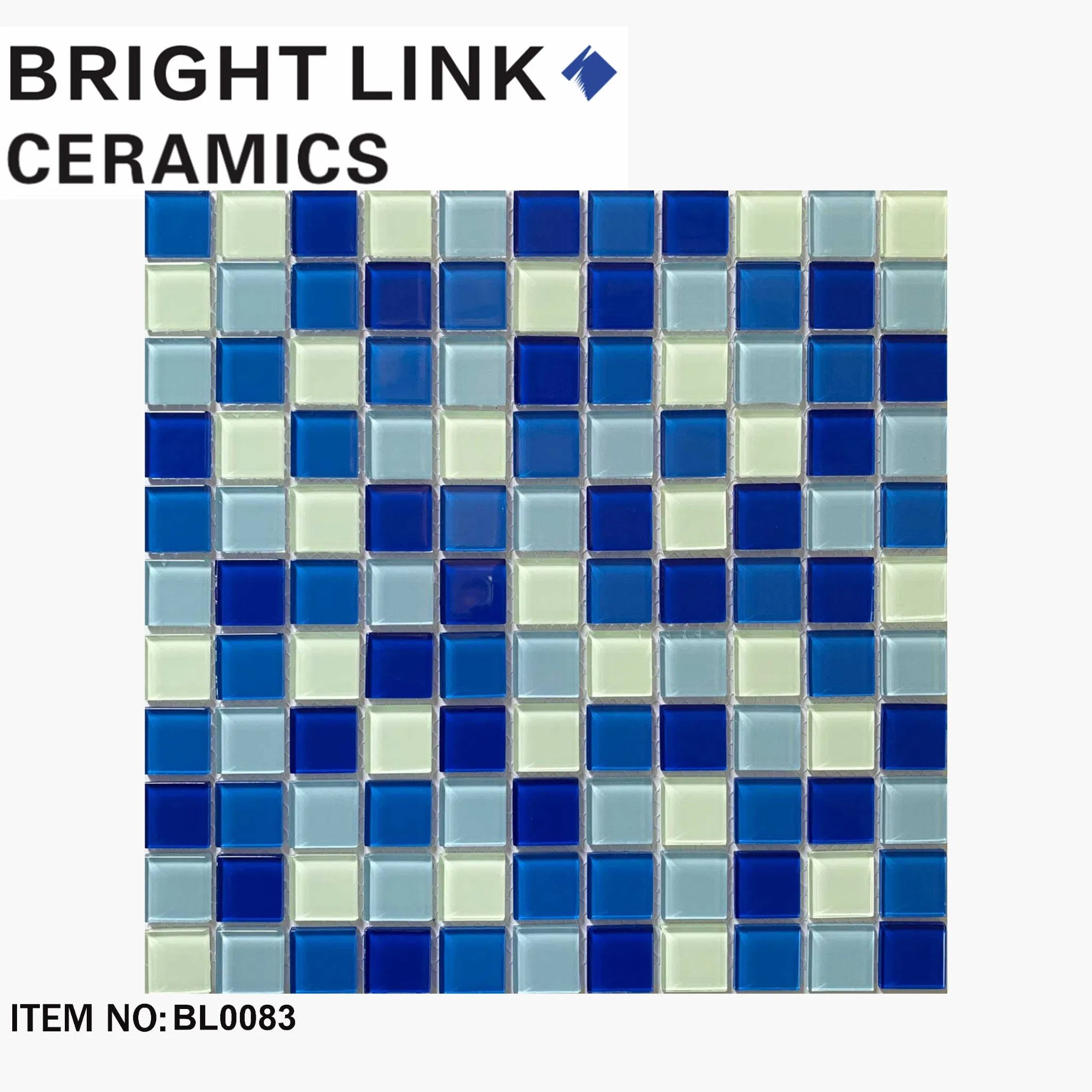 Стеклянная мозаика Blut Chips Blue для бассейна