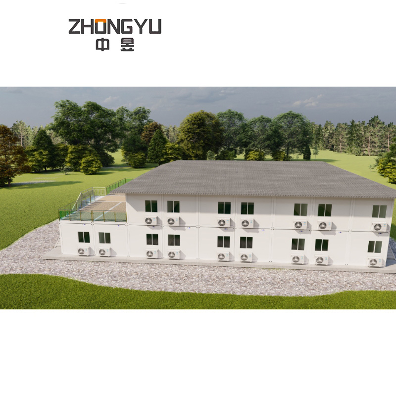 Fast Build Container House Modular Prefabricated House 2 Bedroom Setup with Luxury Prefab House Structure for Farm Accommodation 20FT