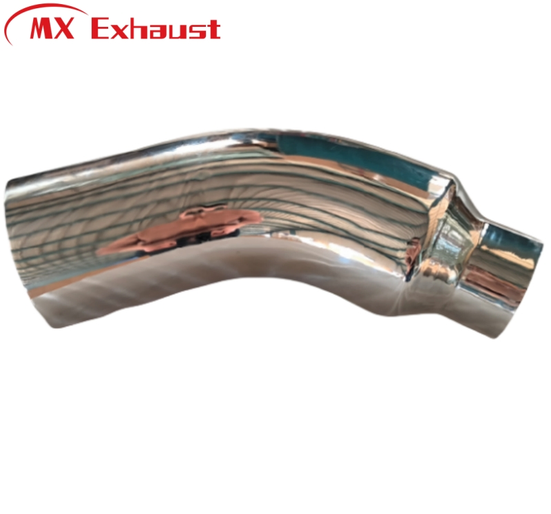 Хромированный наконечник глушителя 4-6 дюймов, 45 градусов