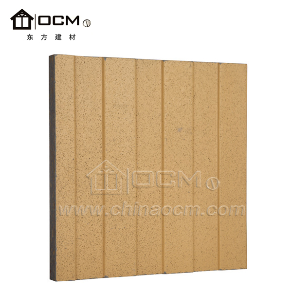 Fireproof and Waterproof Wood Grain Magnesium Oxide Board Cladding