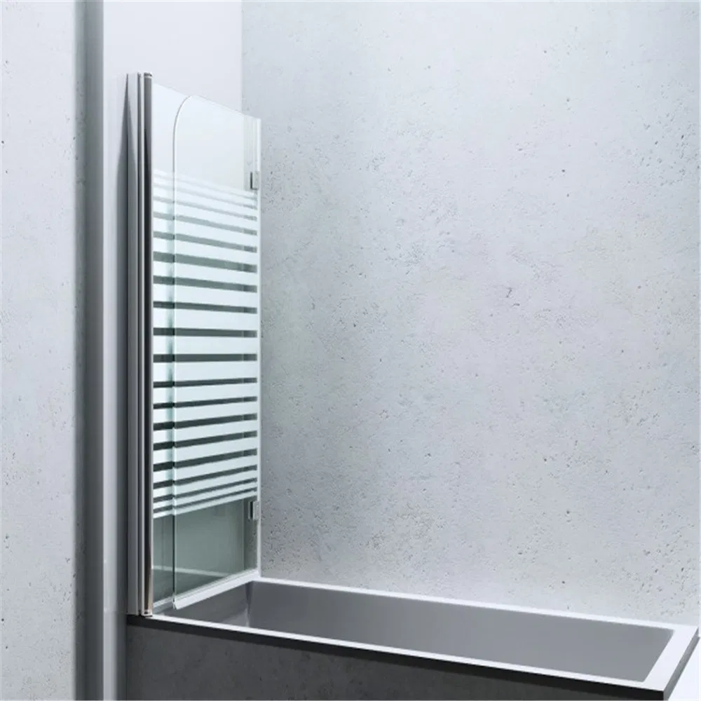 Simple Stainless Steel Mini Hinge Bathtub Shower Enclosure