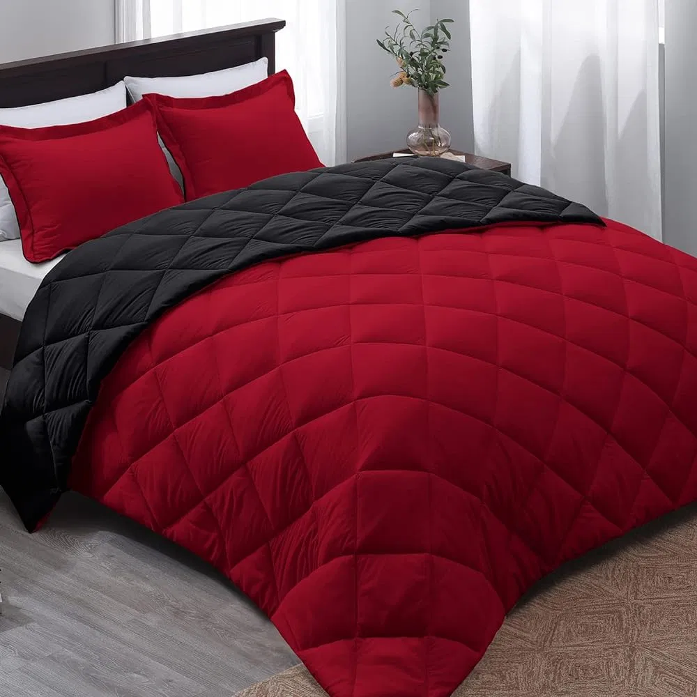 100 Polyester Microfiber Alternative Filling Warm Quilts Duvet