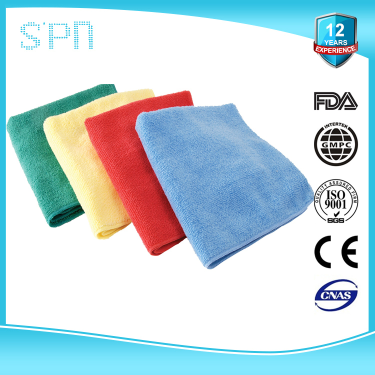 Special Nonwovens 80% Polyester 20% Polyamide Adult Disposable Disinfection Soft Microfiber Towel with Printed Logo