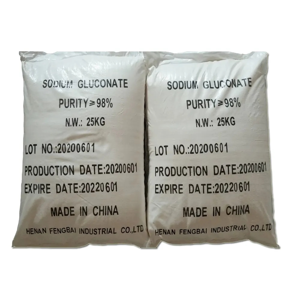 Sodium Gluconate Sodium Gluconate 99% Industrial Grade Concrete Additive